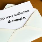 sick leave application