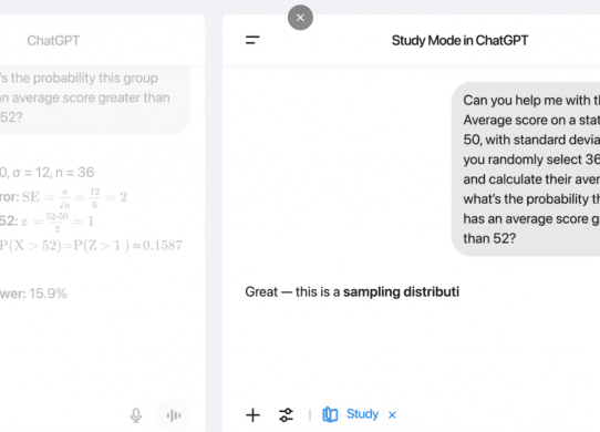 chatgpt study mode for students