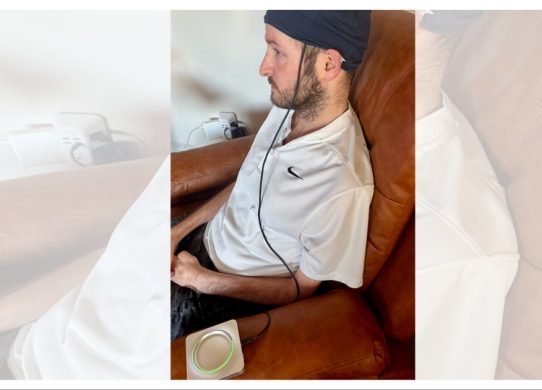 neuralink device being charged