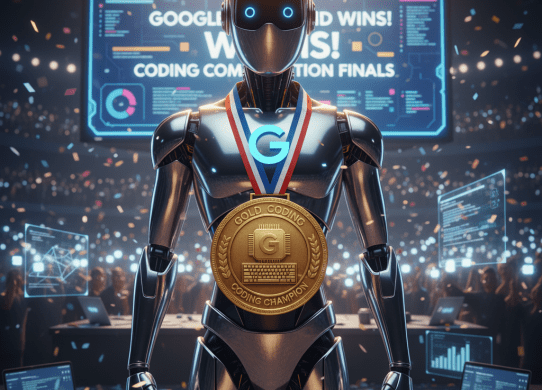 google deep think gold medal icpc coding contest