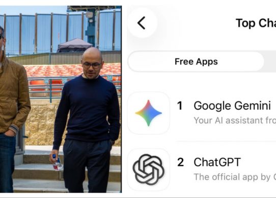google gemini top app displaces