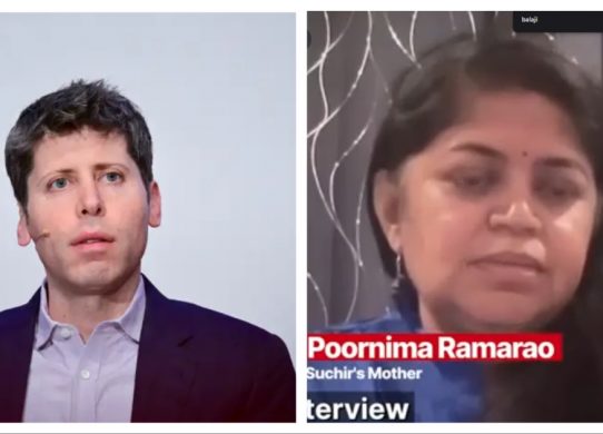 sam altman suchir balaji's mother