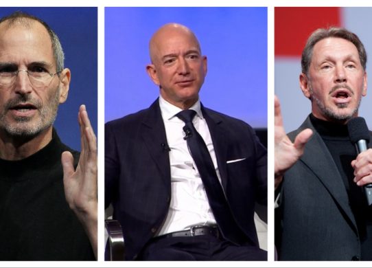 steve jobs jeff bezos larry ellison adopted