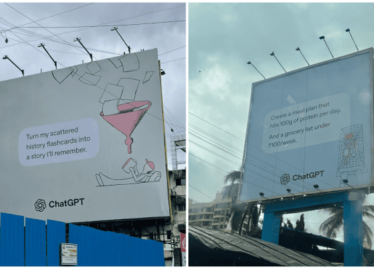 chatgpt outdoor ads hoardings india