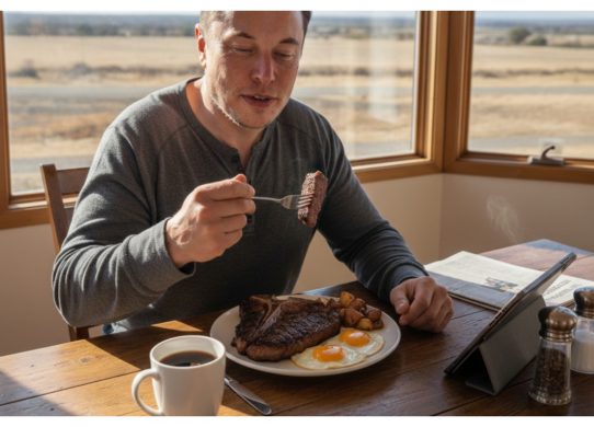 elon musk daily diet