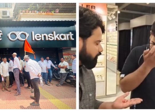 lenskart store protests
