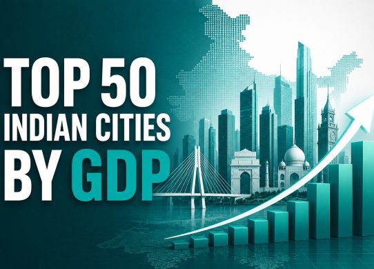 top 50 indian cities by gdp