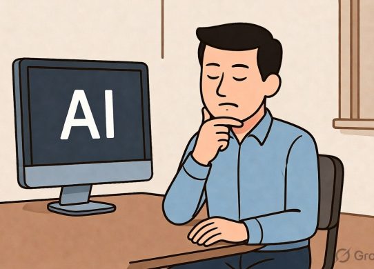 man thinking ai