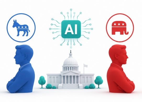 democrat and republican attitudes towards ai