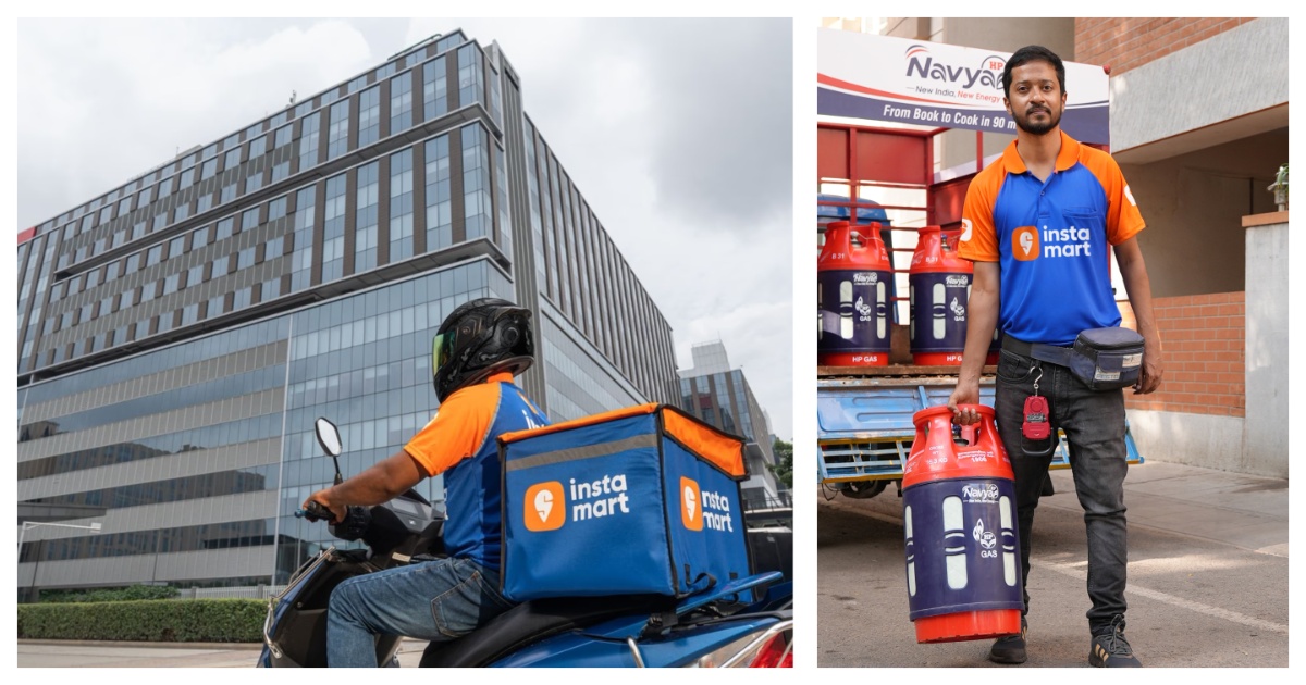 swiggy instamart hp gas cylinder