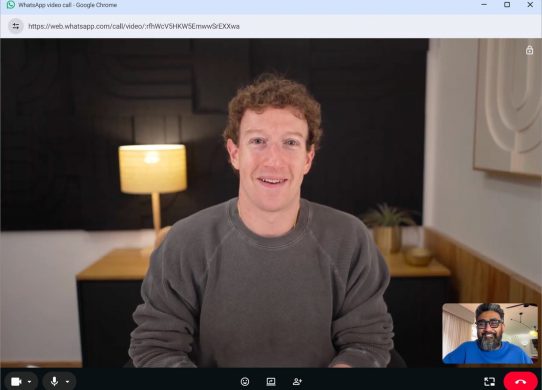 kunal shah whatsapp calls browser mark zuckerberg