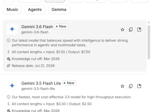 gemini 3.6 flash gemini 3.5 Flash Lite