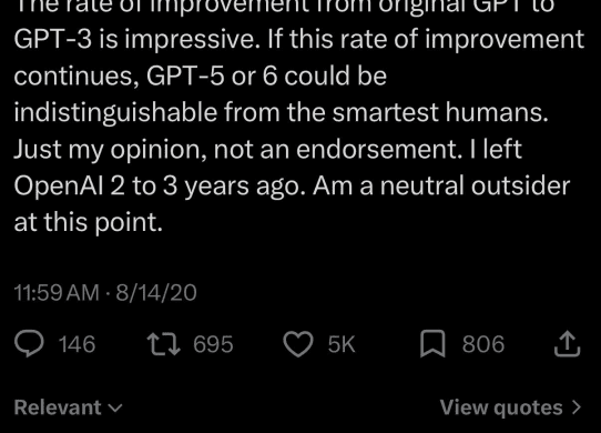 elon musk 2020 gpt-6 prediction