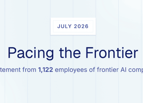 pacing the frontier open letter