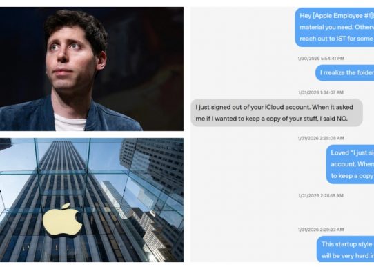 openai apple emails messages chang liu
