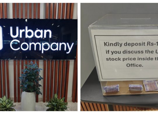 urban company stock price deposit box office
