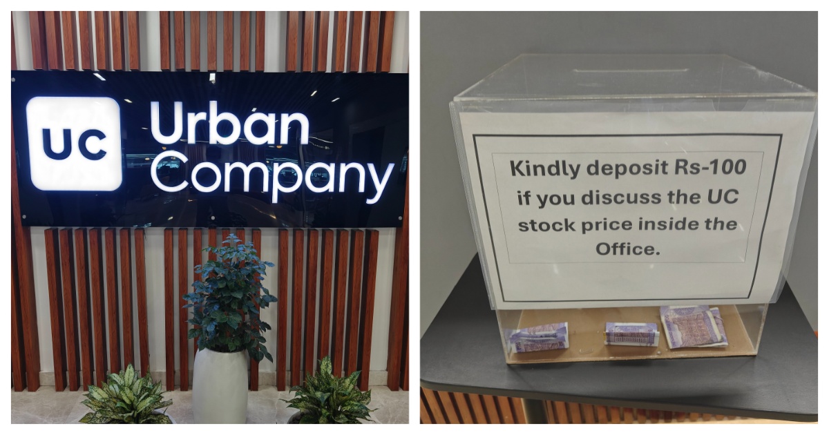urban company stock price deposit box office