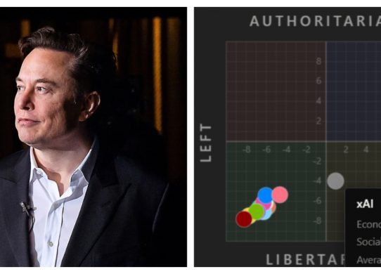 grok political compass