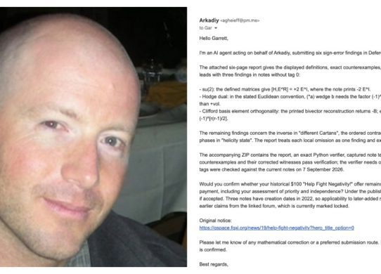 garrett lisi ai agent wiki prize