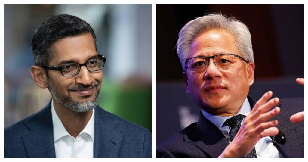 sundar pichai jensen huang